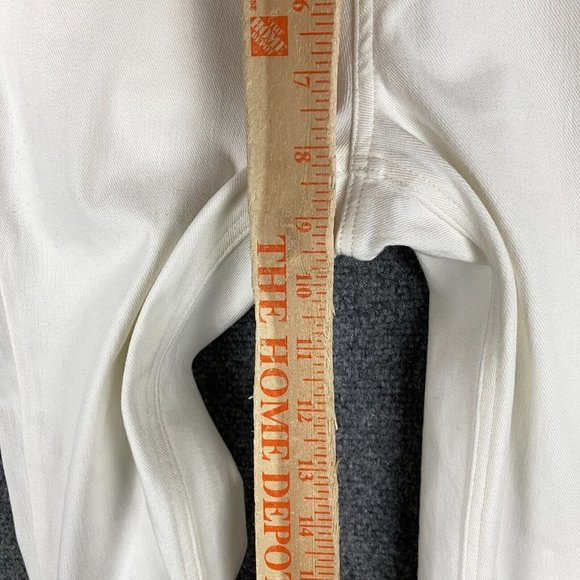 Uniqlo Jeans Women's Medium Jegging Pull On Stretch White M - Picture 4 of 8